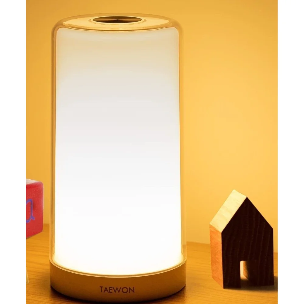 TAEWON Touch Night Light Dimmable LED Table Lamp and RGB Color Changing